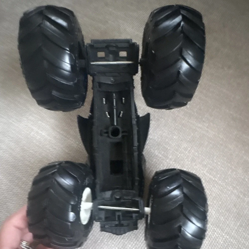 Hot Wheels Monster Jam Shark Monster Truck Toy Vehicle, Black & White Zebra